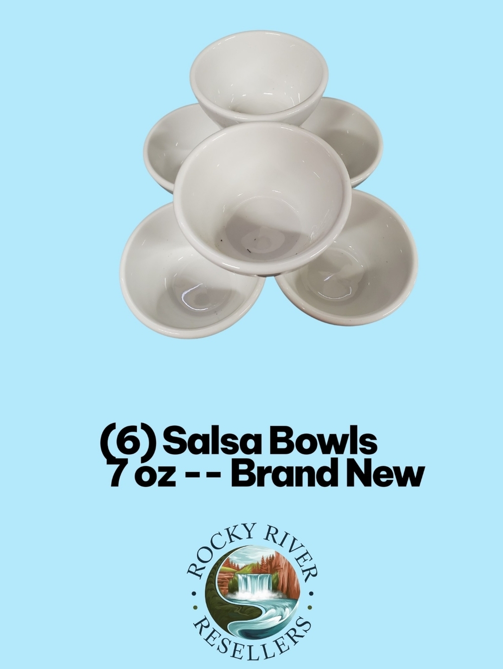 Salsa / Soup Bowl | 7 Oz | Pack Of 6 | SyscoWare | Brand New | RRR Restaurant